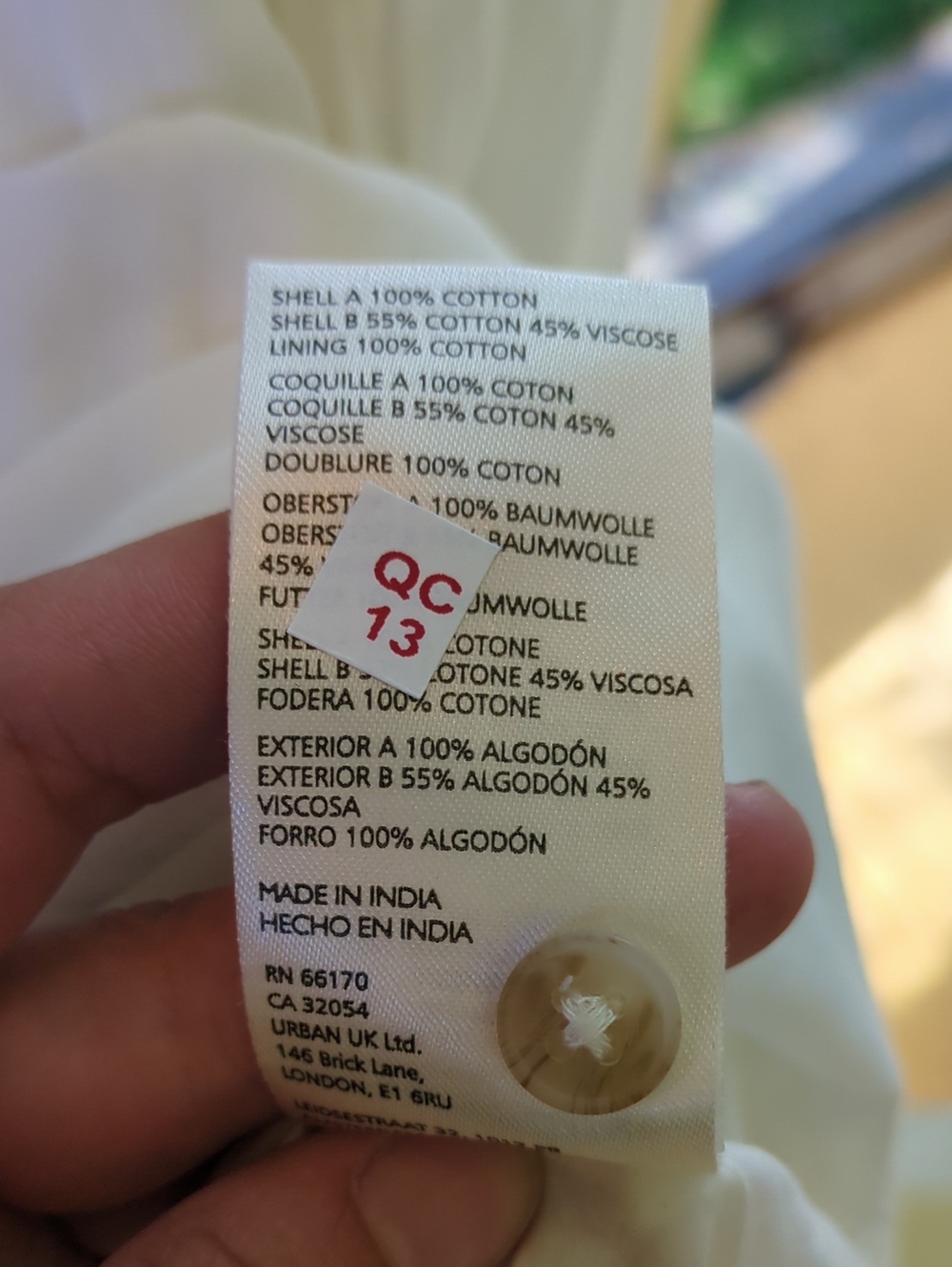 Pilcro White Square-Neck Maxi Dress with Button Front - Picture 4 of 6